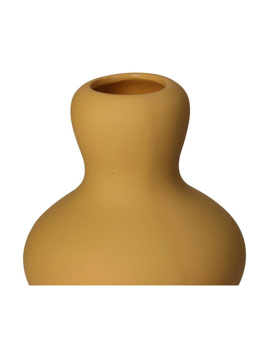 Zaros Vază Decorativă Ceramică Galben 20.4cm 1buc