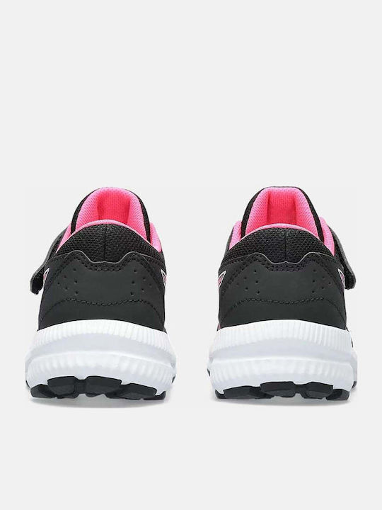 Contend 8 Kids Sports Shoes Running with Hoop & Loop Closure Black