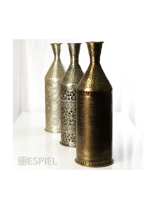 Espiel Vază Decorativă Aluminiu Argint 19x19x57cm 1buc