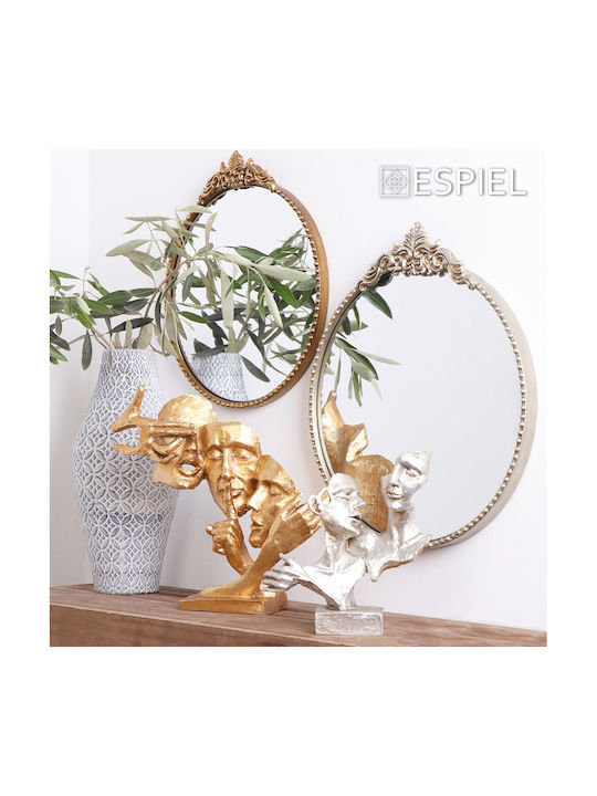 Espiel Decorative Vase Gray 17x17x38cm