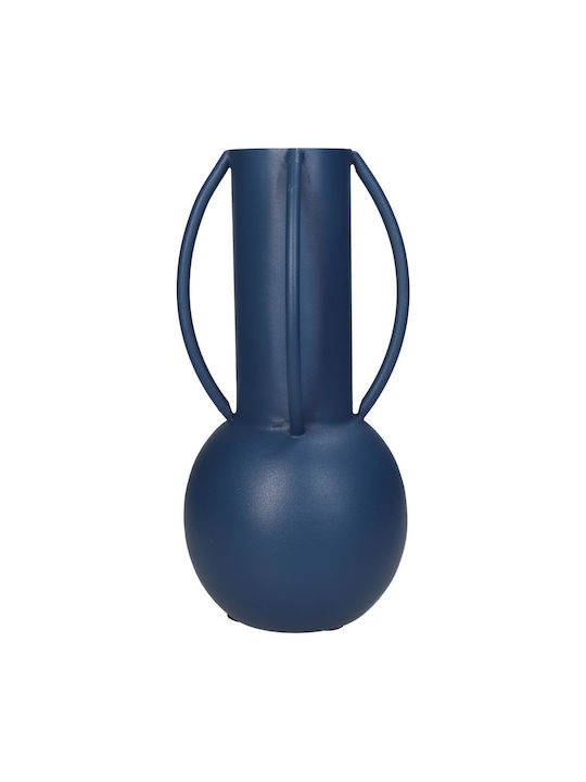 ArteLibre Decorative Vase Blue 11x11x24cm