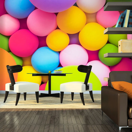 Wall Mural Colourful Balls 100x70cm Wall Mural Colourful Balls 100x70cm