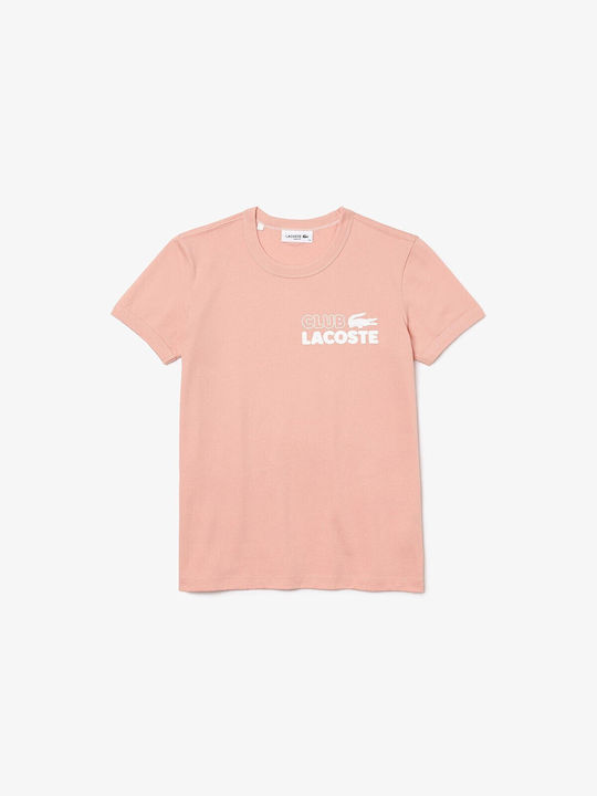 Lacoste Damen T-Shirt Rosa