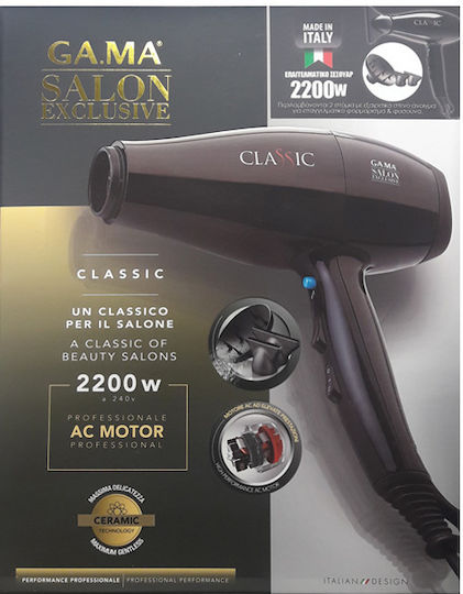 GA.MA Classic Profesional Uscător de Păr cu Difuzor 2200W