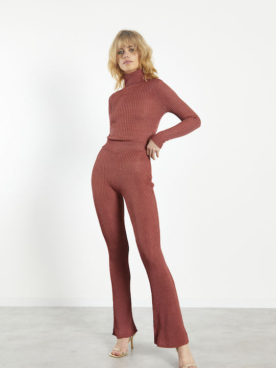 Women's Blouse Long Sleeve Orange