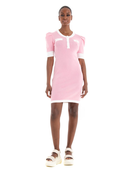 Glamorous Sommer Mini Kleid Rosa