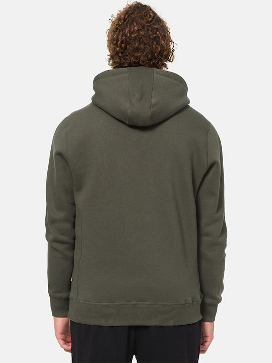 Lonsdale Thurning Olive/black/white with Hood