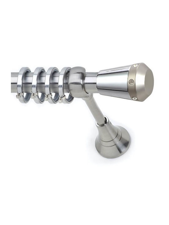 Anartisi Metallic Curtain Pole S5 Single Φ25mm 160cm Nikel satin