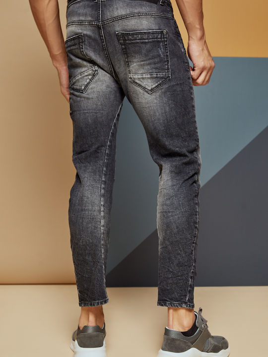 Edward Jeans Apolo-72b Pantaloni de blugi pentru bărbați într-o linie conică Gri