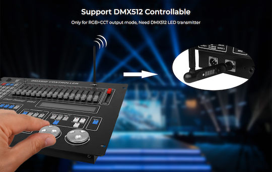 GloboStar Ασύρματο RGBW Controller Wi-Fi 71415