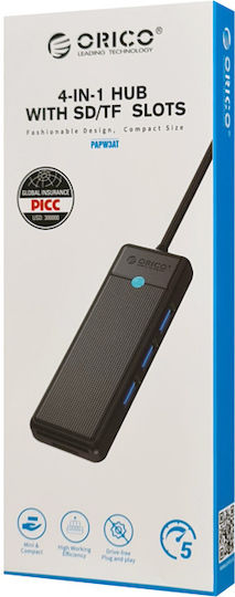 Orico Hub 3 Θυρών USB 3.0 με σύνδεση USB-A