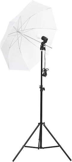 vidaXL Kit Fotografic Studio Set Lumini Fundal & Reflector Kit de iluminat pentru Studio