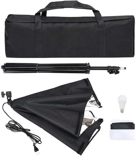 vidaXL Kit Fotografic Studio Softbox Fundal & Reflector Kit de iluminat pentru Studio