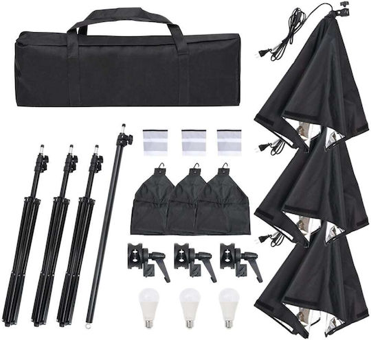 vidaXL Kit Φωτισμού με Τρίποδο