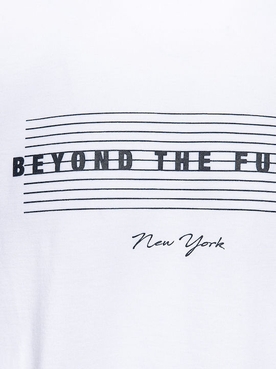 Snta T-shirt with Beyond The Future print - White