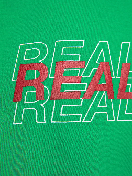 Snta T-shirt with Reality Print - Green