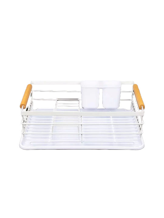 KING Hoff Sink Strainer Inox White 42.5x32x15.5cm