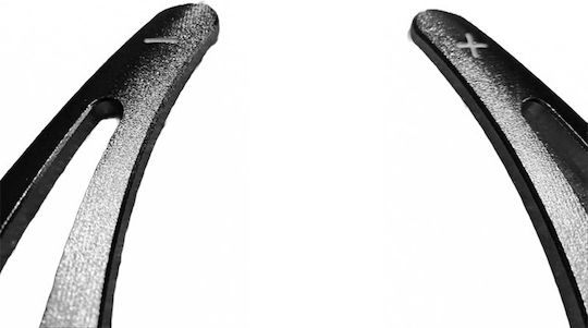 Carner Paddles Shift Αλουμινίου για Audi A3 2017 / A4 2017 / A5 2017 Ασημί 2τμχ