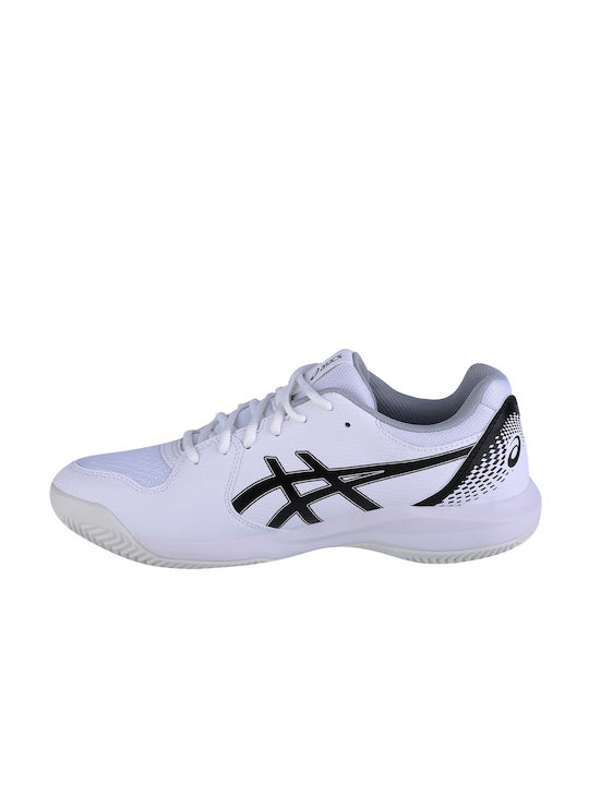 ASICS Gel-Dedicate 8 Clay Ανδρικά Παπούτσια Τένις για Χωμάτινα Γήπεδα Λευκά