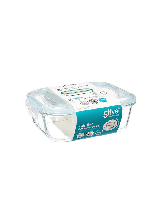 5Five Lunchbox Glas Transparent 2260ml 1Stück