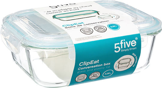 5Five Mittagsboxen Transparent 2,26 lt