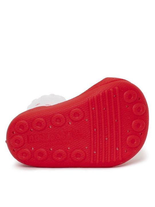 Attipas Kids' Long Slipper Socks Red
