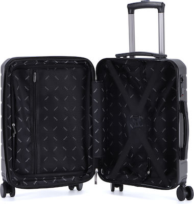 Lavor 1-601 Medium Travel Suitcase Hard Gray with 4 Wheels Height 66cm.