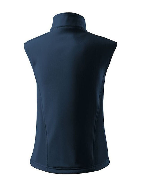Softshell Γυναικείο Αμάνικο Μπουφάν Navy Μπλε