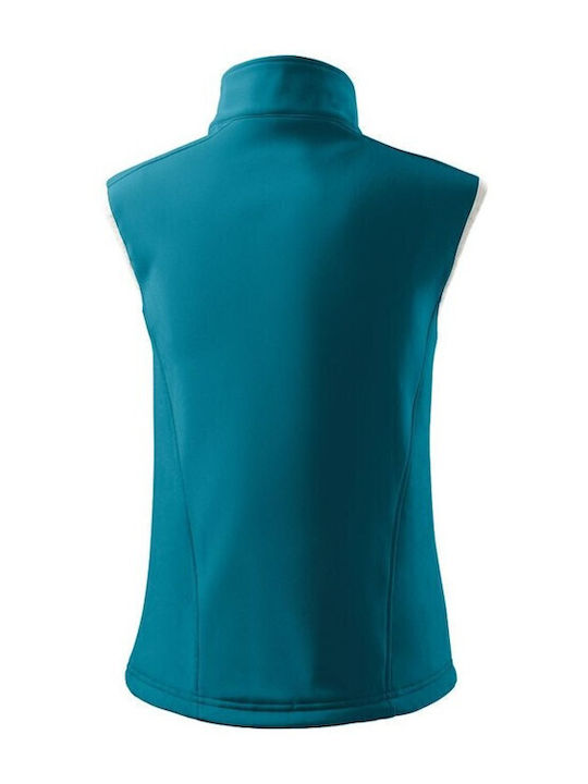 Softshell Γυναικείο Αμάνικο Μπουφάν Μπλε