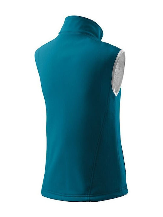 Softshell Γυναικείο Αμάνικο Μπουφάν Μπλε