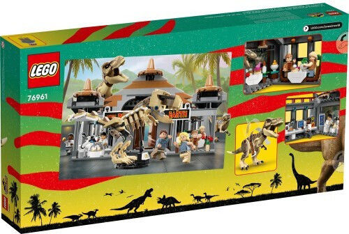 LEGO Jurassic World Visitor Center T Rex & Raptor Attack за 12+ Години 693 Бройки
