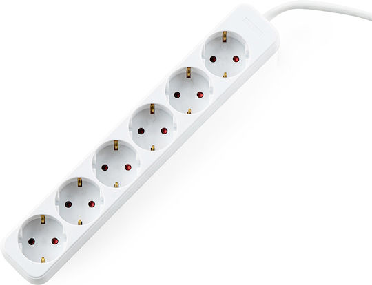 Muhler Power Strip 6 Positions with Cable 1.5m