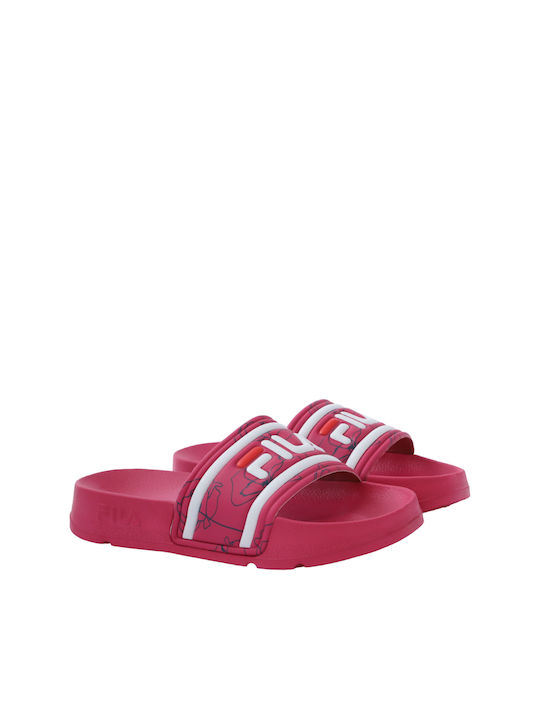 Fila Kids' Slides Fuchsia