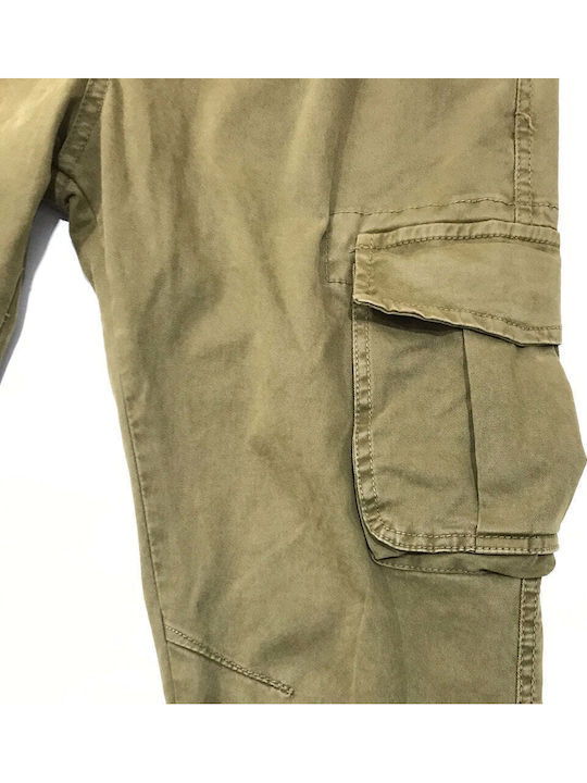 Trousers Cargo Elastic Khaki