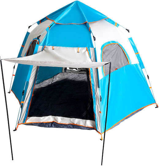 ArteLibre Tuvalu Automatic Summer Camping Tent Blue for 3 People 260x260x140cm