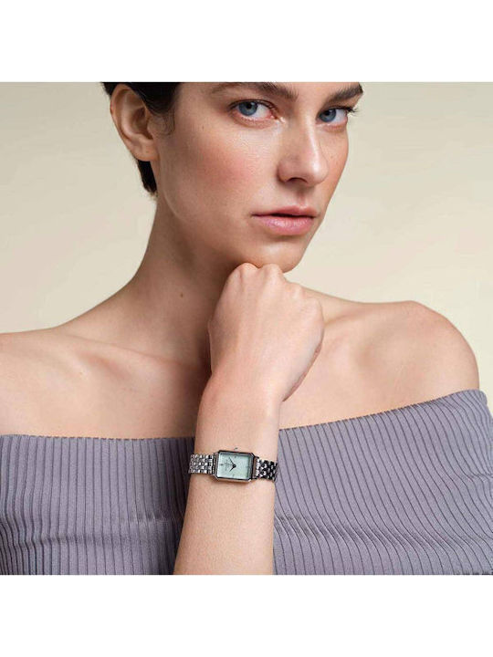 Rosefield Women's Watch with Silver Metal Bracelet