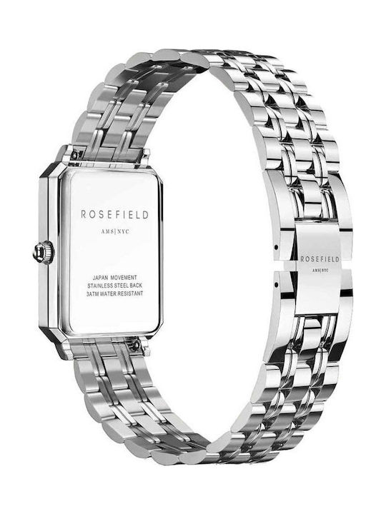 Rosefield Women's Watch with Silver Metal Bracelet