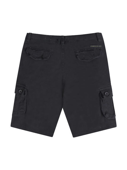 Prince Oliver Herrenshorts Cargo Schwarz