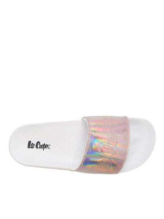 Lee Cooper Women's Slides White