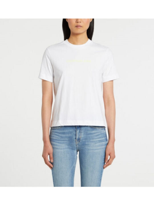 Calvin Klein Damen T-shirt Weiß