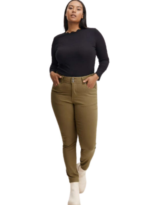 FRANSA TROUSERS CASUAL, FPZALIN PA 2, GRÜN/KHAKI Damen