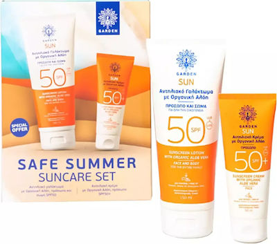 Garden Safe Summer Set with Sunscreen Face Cream & Sunscreen Body Lotion