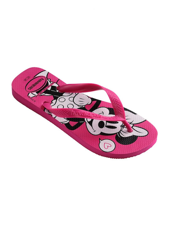 Havaianas Șlapi pentru copii Flip Flops Fuchsia