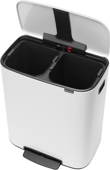 Brabantia Abfalleimer Abfall Kunststoff mit Pedal Weiß 30Es 1Stück 1003188 Brabantia Abfalleimer Abfall Kunststoff mit Pedal Weiß 30Es 1Stück 1003188