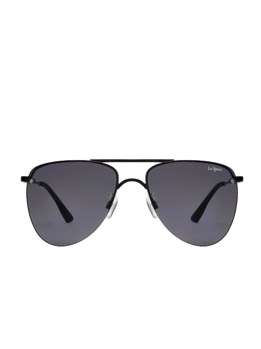 Le Specs Sunglasses with Black Metal Frame and Black Lenses LSP2102401