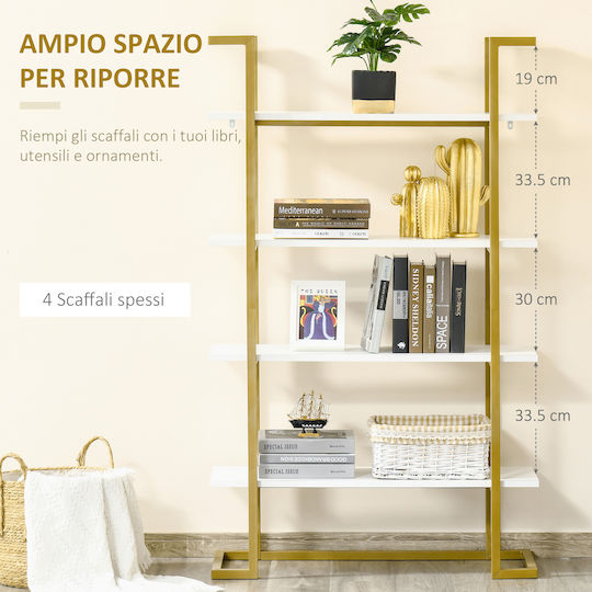 Βιβλιοθήκη Χρυσή 92x35x152εκ.