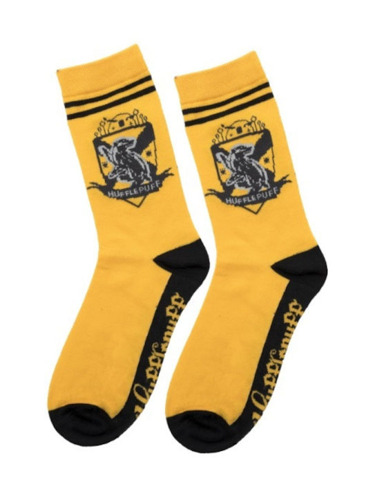 Cinereplicas Harry Potter Hufflepuff Unisex Κάλτσες Κίτρινες 3 Pack