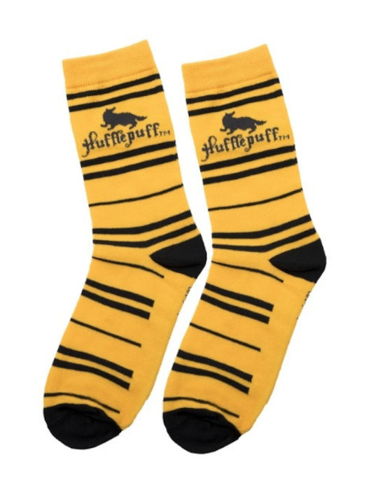 Cinereplicas Harry Potter Hufflepuff Unisex Κάλτσες Κίτρινες 3 Pack