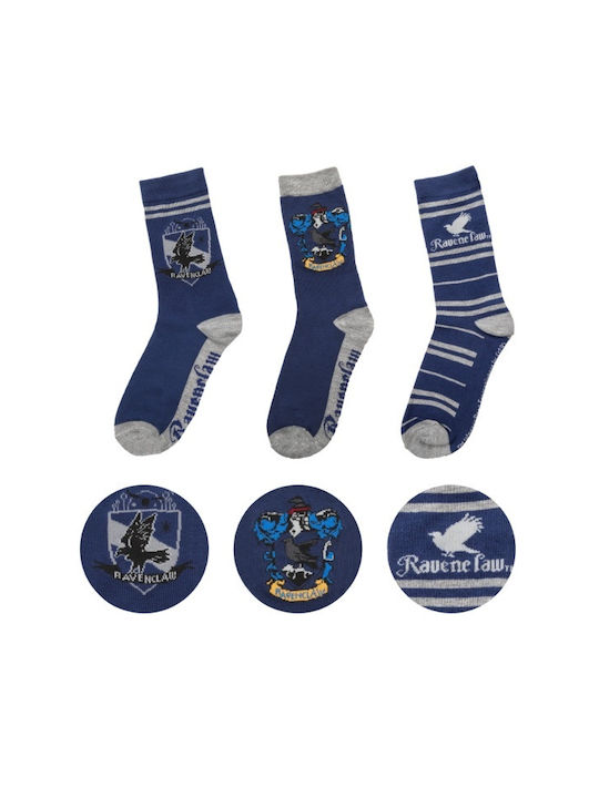 Cinereplicas Harry Potter Ravenclaw Κάλτσες Μπλε 3Pack