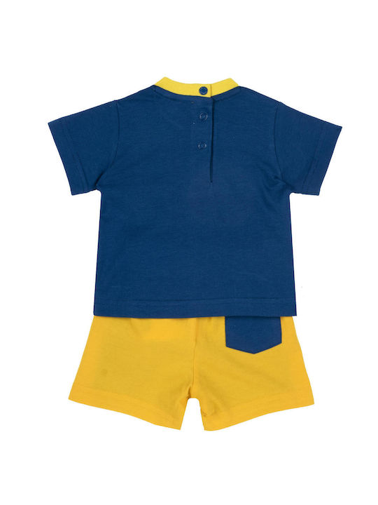 Chicco Kinder Set mit Shorts Sommer 2Stück Blau